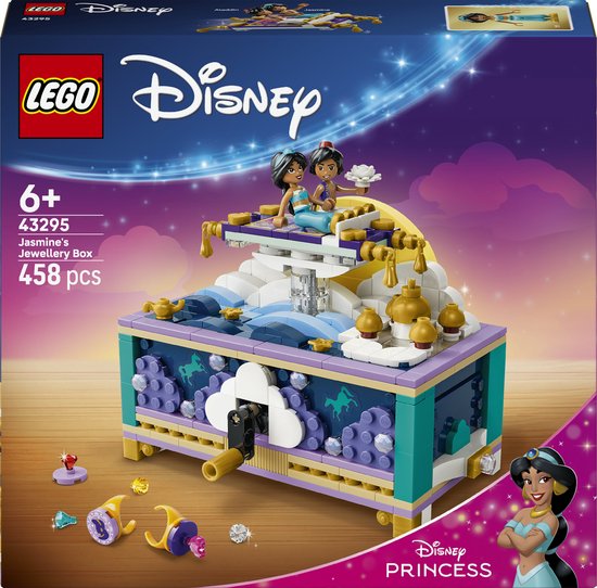 LEGO ǀ Disney Princess Jasmines Sieradendoos Bouwbaar Speelgoed voor Kinderen 43295