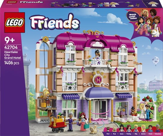LEGO Friends Heartlake City Grand Hotel Speelgoed met Dieren Figuren en Poppetjes 42704
