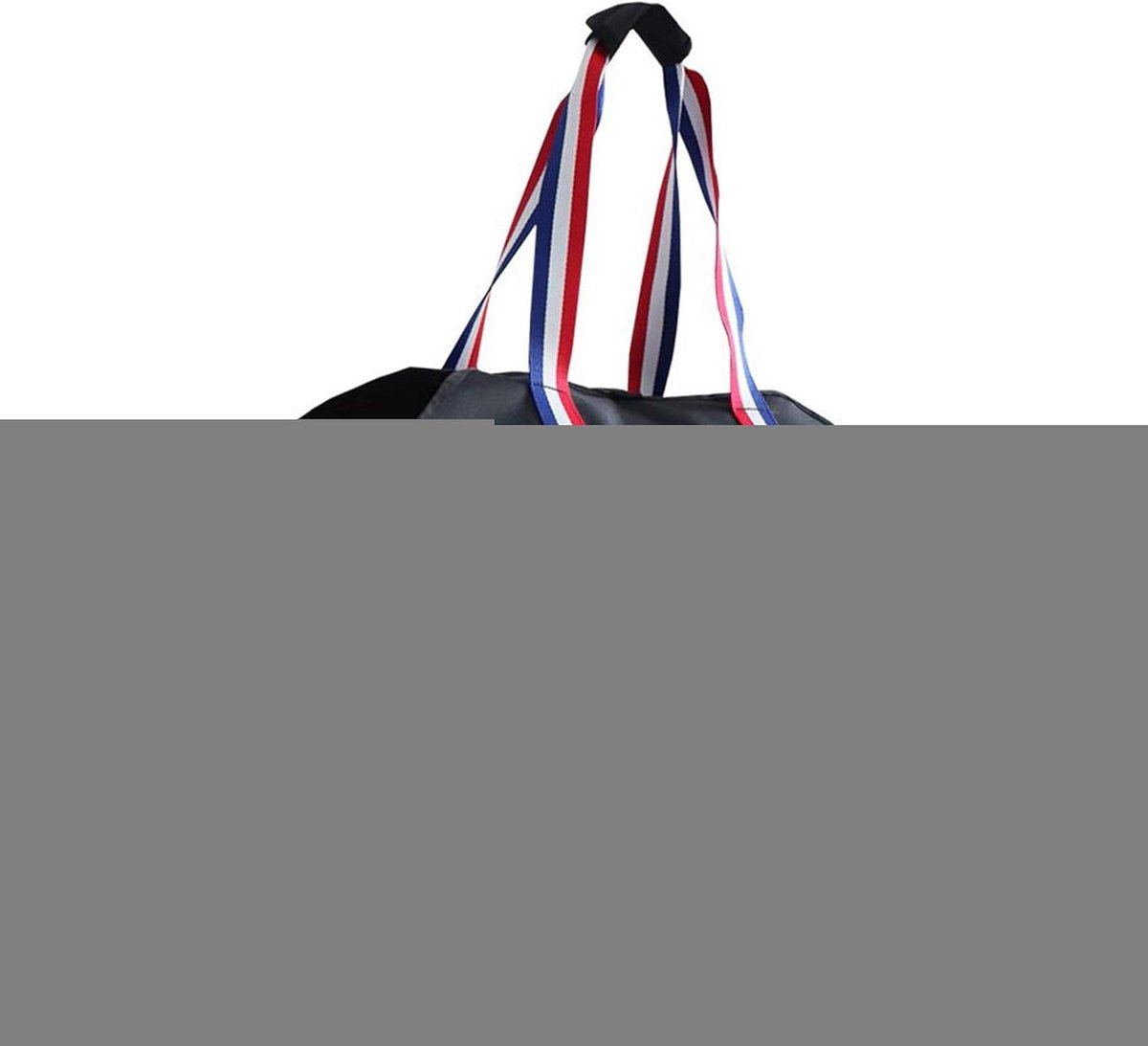 Houthouder - Brandhoutdrager Opslagtas - Haardhout Transport - Versterkte Draagbanden - 60 x 30.5 x 25.4 cm - Zwart