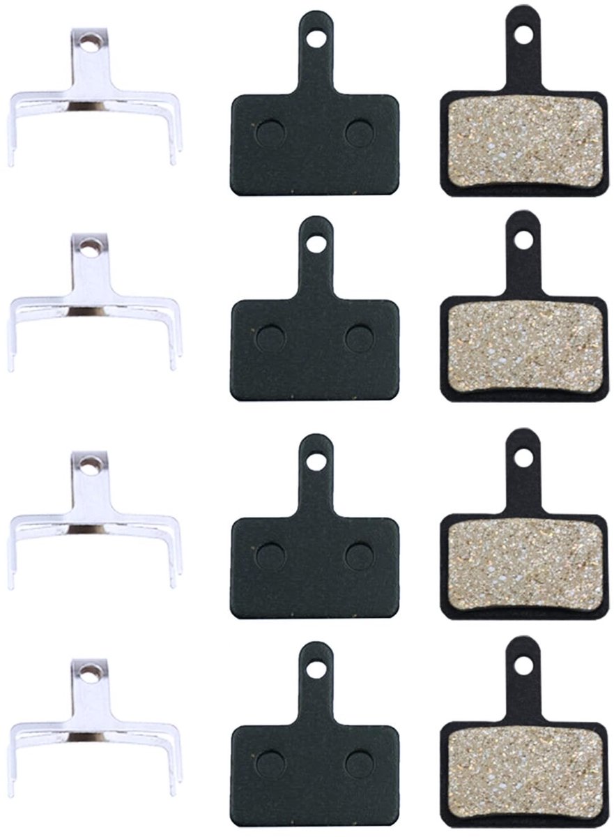 Young Wolf Remblokken Set - 4 Paar Resin Semi-Metaal voor Tektro A10.11 E10.11 P20.11