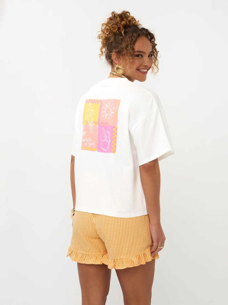 T-shirt Gelato e sole