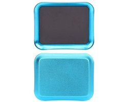 RC Reparatie Lade - Onderhoudstoolbord Onderdelen Bakje - RC Onderhoud - Magnetische Bevestiging - 105x85mm - Blauw
