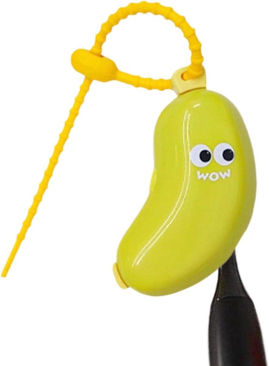 Tandenborstel Beschermer - Fruit Hoesje - Reis Hygiëne - Compact Ontwerp - 9x4x2.5 cm - Groen