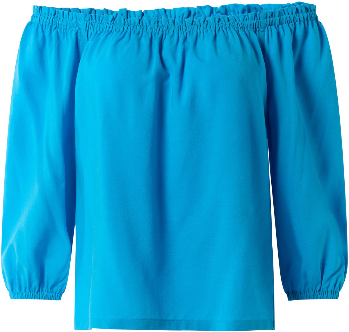 comma - female - Elastische off-the-shoulder blouse van lyocellmix