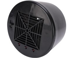 Reptiel Warmtelamp - Zonnebank Lamp Kip - Dierenwelzijn Bevorderen - Automatische Temperatuurregeling - 13.3x14.5cm - Zwart