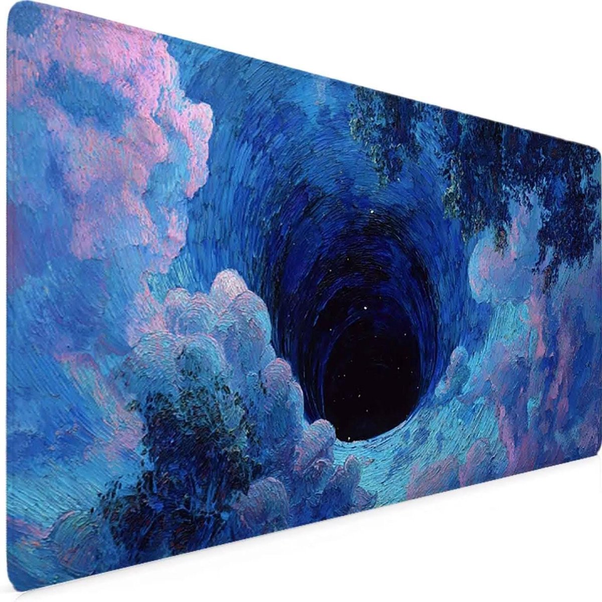XXL Muismat - Bureauonderlegger Schrijftafelmat - Bureau Organisatie - Waterdicht Antislip - 120 x 60 cm - Blauw