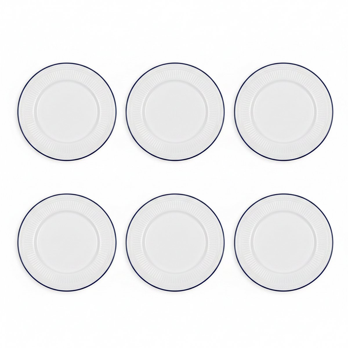Cookinglife Ontbijtborden / Dessertborden Whitmore ø 19 cm - 6 stuks