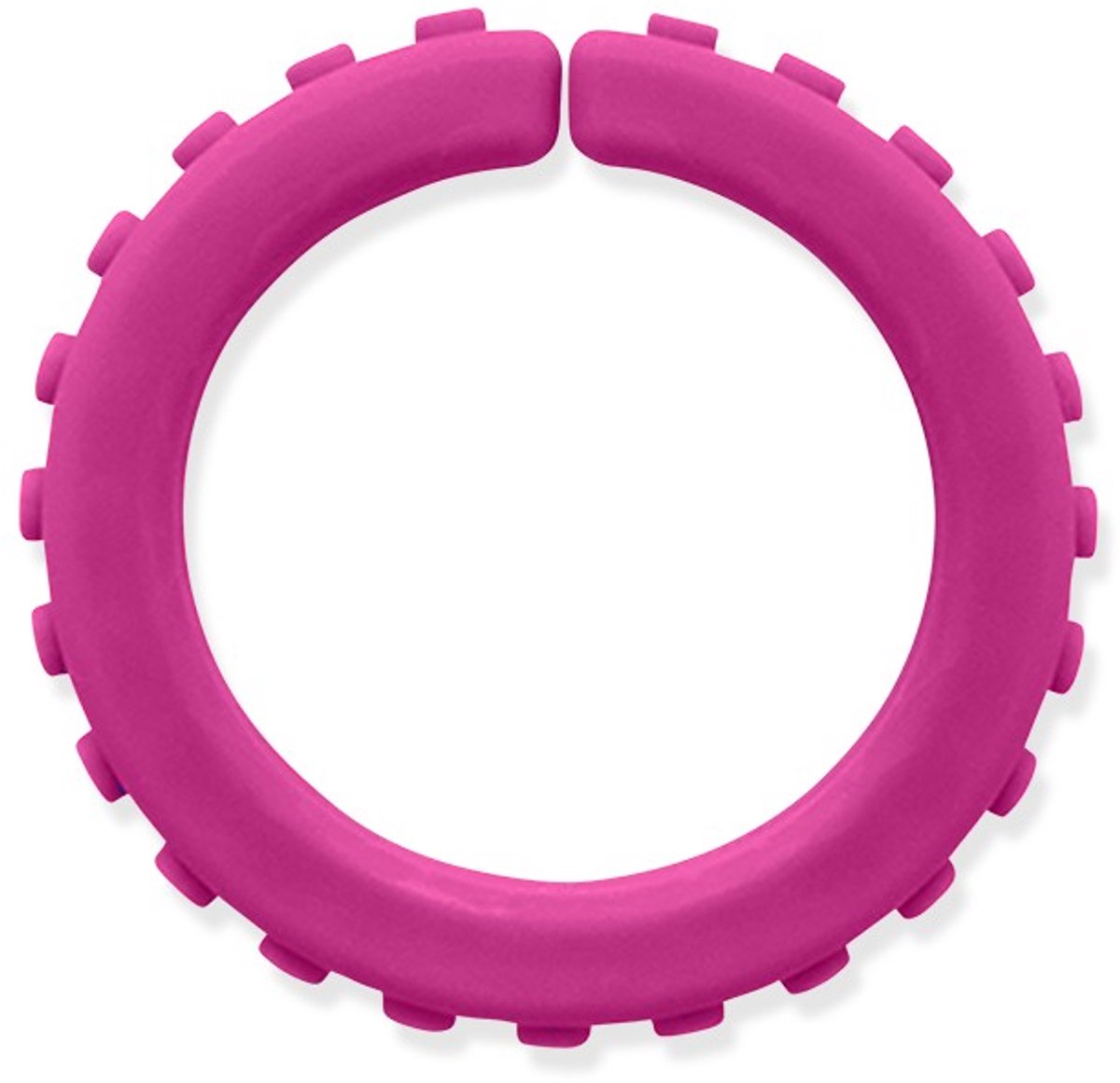 ARK Therapeutic kauwarmband sensorisch speelgoed magenta klein standaard.