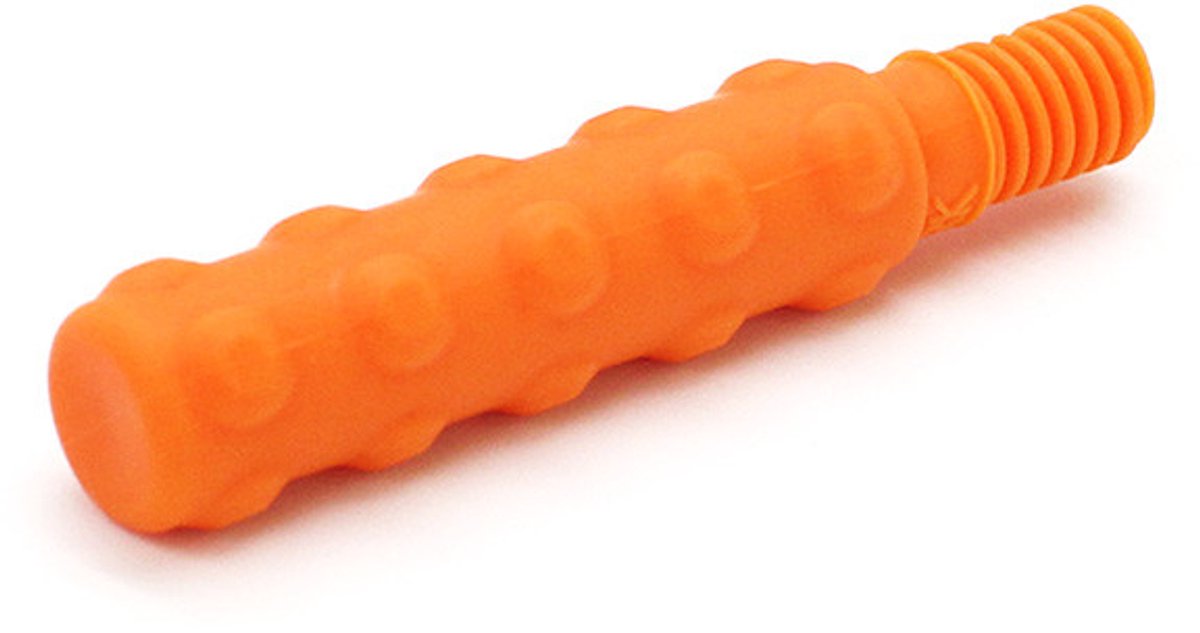 ARK Therapeutic bijt- en kauwtip voor Z-Vibe - dik en getextureerd rood.