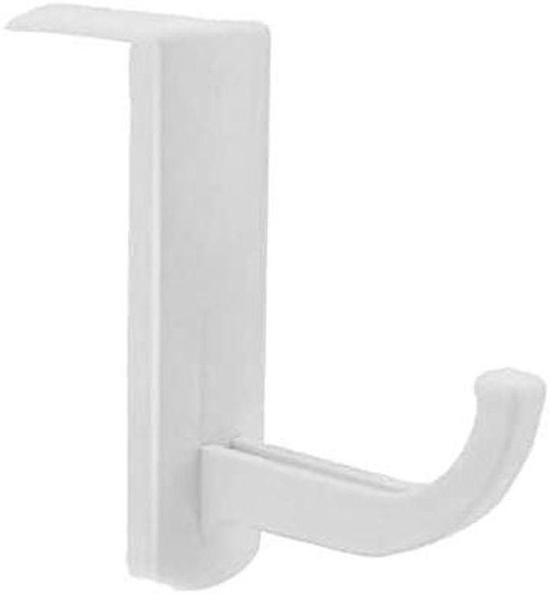 Hoofdtelefoon Houder - Headset Stand Rack - Bureau Organisatie - Sterke Plakstrip - 8x8cm - Wit