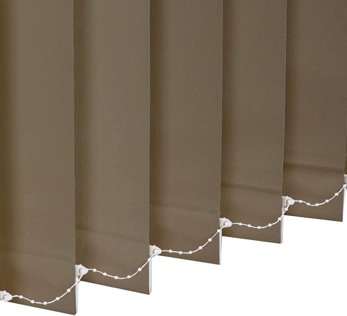 Verticale Jaloezieën - Raambekleding Bruin - Privacy Controle - 100% Verduisterend - 105x2
