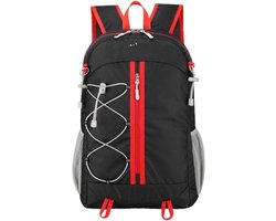 Wandelrugzak Reisrugzak - Opvouwbare Tas - Reizen Kamperen - Lichtgewicht Ontwerp - 31x18x45cm - Zwart