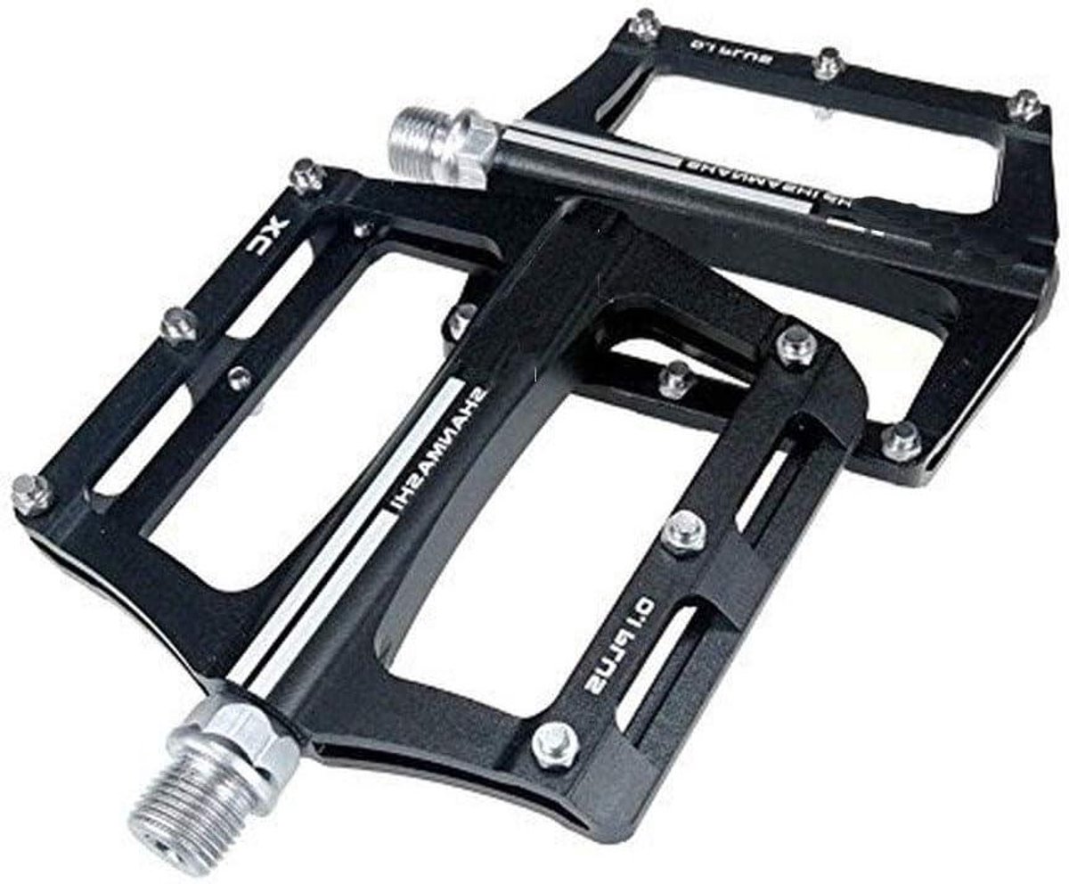 Fiets Pedalen - Mountainbike Pedalen - Comfortabel Fietsen - Antislip Oppervlak - 10cm x 9.8cm - Zwart