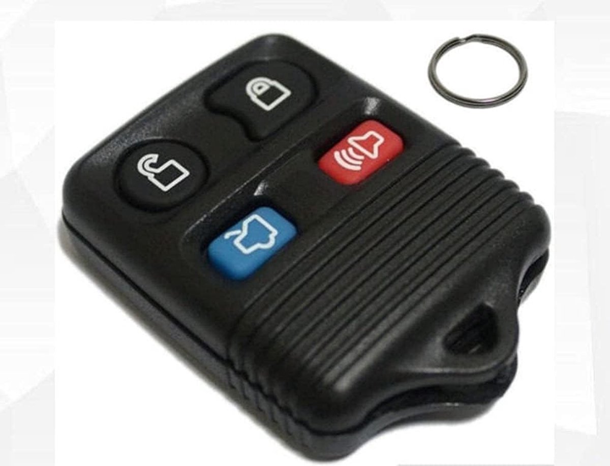 Vervangende Sleutelvrije Toegang Afstandsbediening met 4 Knoppen voor Ford Focus 2002-2011, Auto Sleutel Fob, Gemakkelijk te Programmeren