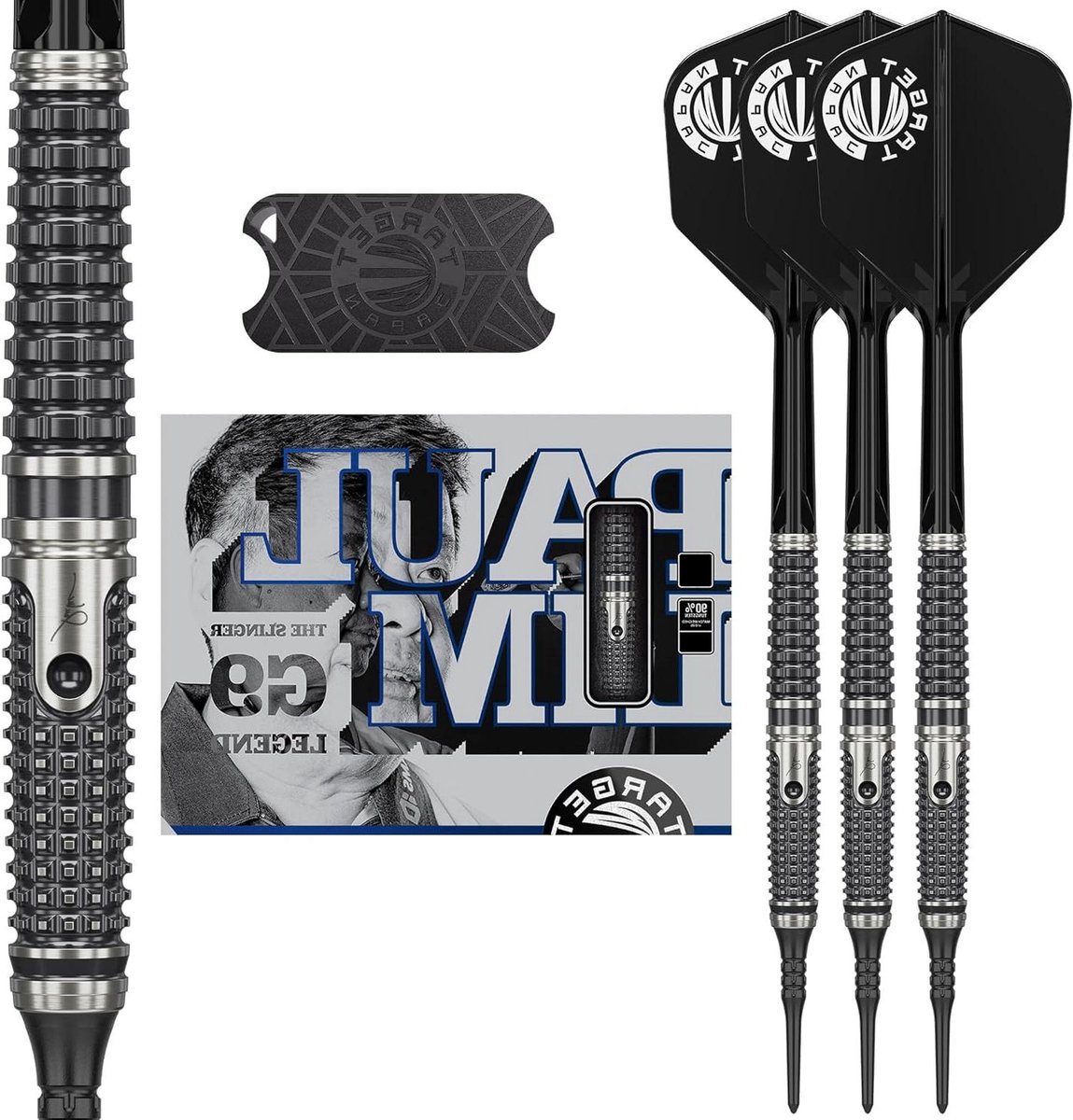 Soft Tip Darts - Wolfraam Set - Precisie Werpen - 90% Wolfraam - 20G - Zwart
