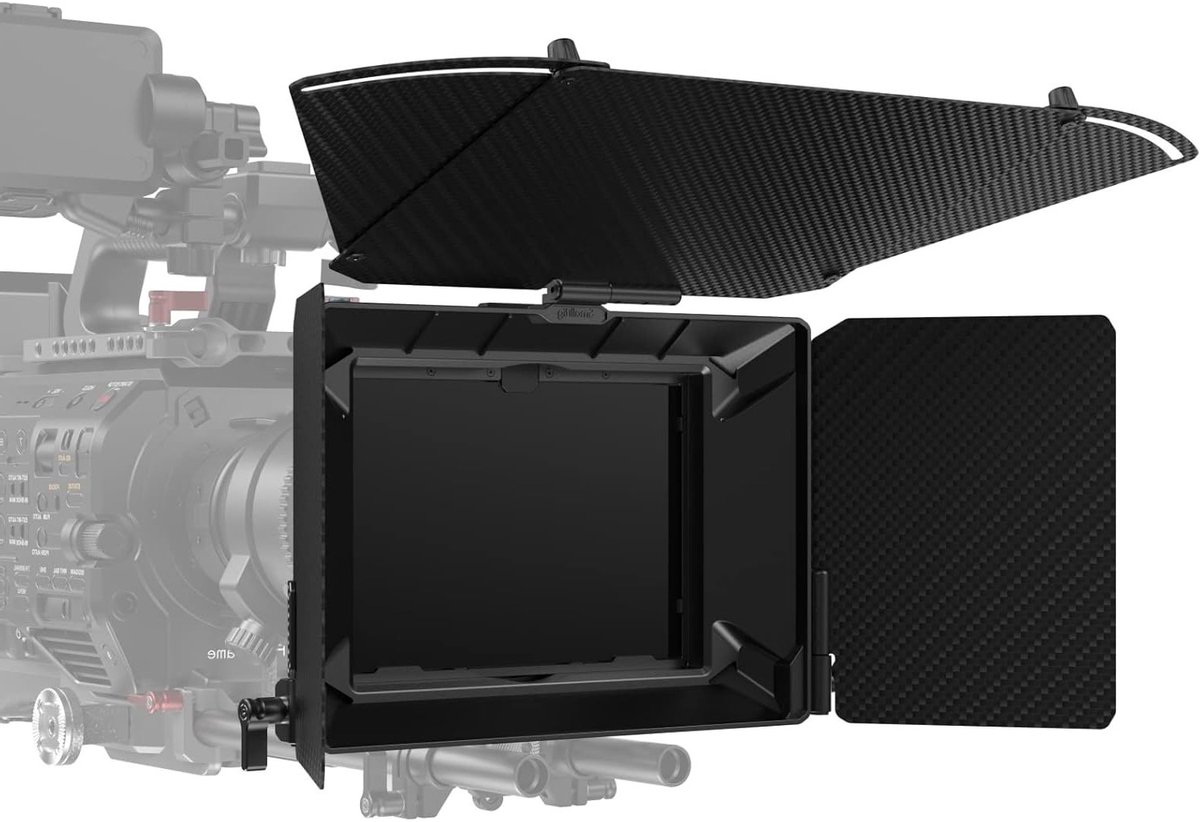 Multifunctionele Matte Box Kit voor Spiegelloze Camera's en Cine Lenzen met Filterframe en Lensondersteuning - Φ114mm