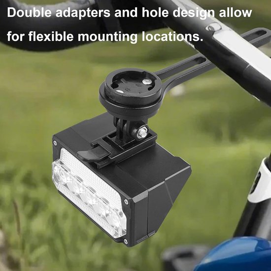 VHV - Fietsverlichting USB-C Oplaadbaar - LED Koplamp Fiets voor Nacht Rijden - 5 lichtstanden, waterbestendig ontwerp - voor Mountainbike, Racefiets, Stadsfiets, E-bike en Woon-Werkverkeer — afbeelding 2
