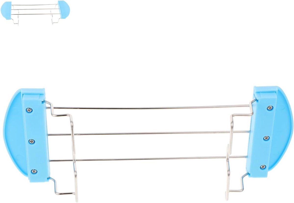 Broodrooster Rek Toast Houder Brood Opwarmen Hittebestendig Materiaal 92B x 55H cm Hemelsblauw