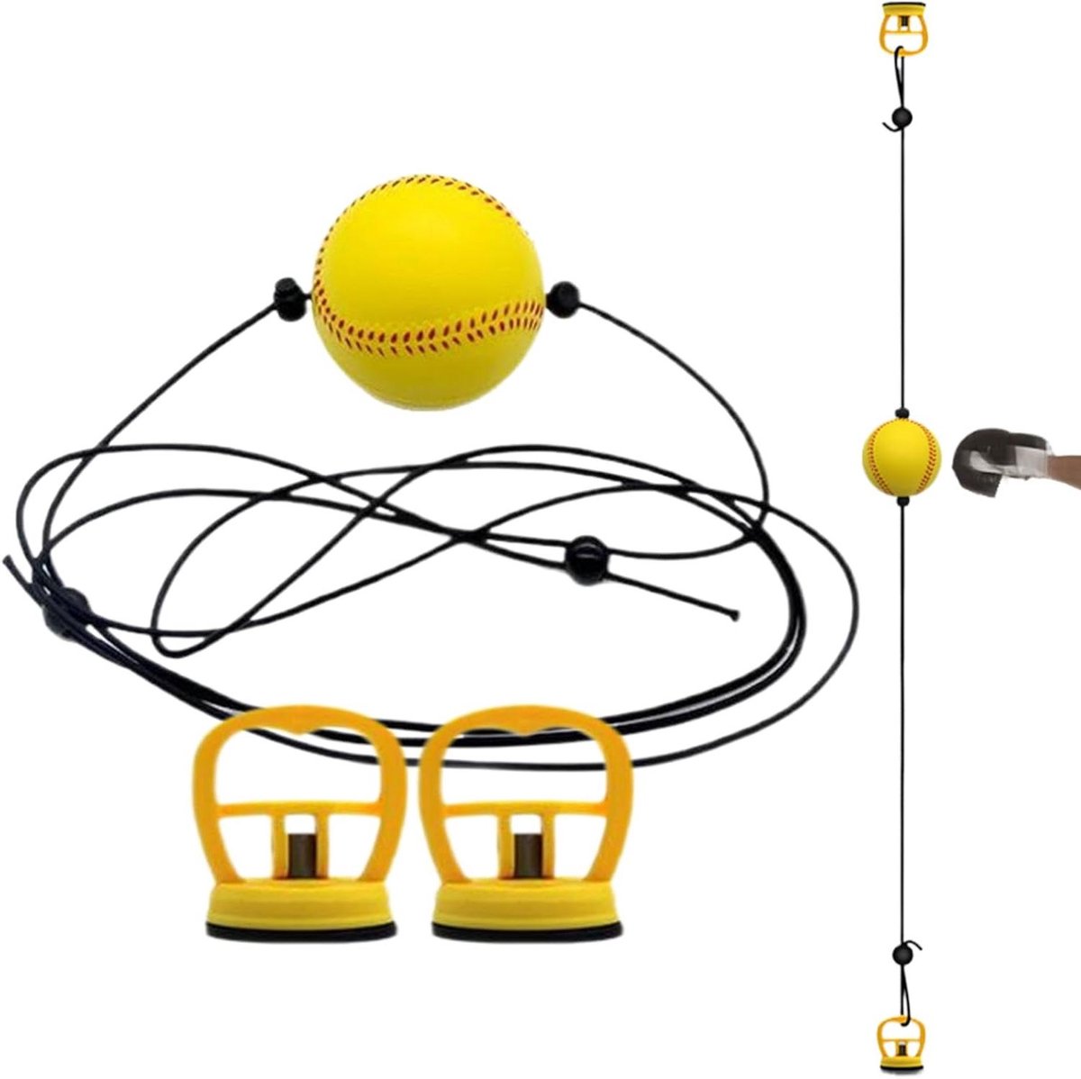 Bokszak Bal - Reactiebal Boksbal - Reflexen Trainen - Zonder Boren - 11.2 cm - Niet gespecificeerd