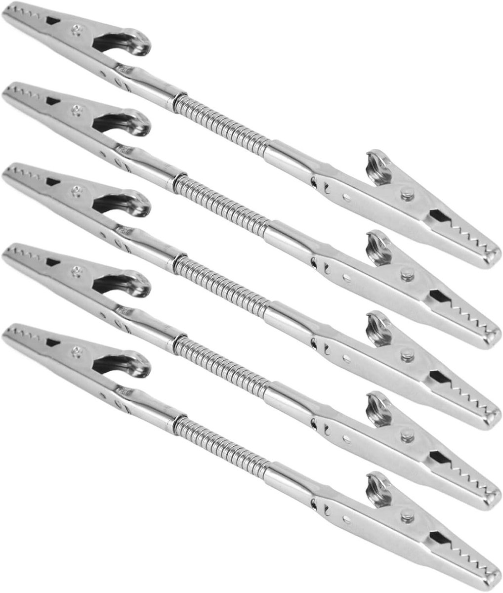 5 Stuks Dubbele Kop Alligator Clips voor Foto's Memo's en Kaarten