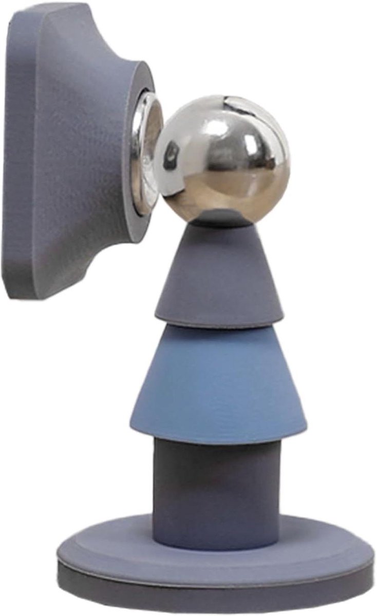 Magnetische Deurstopper - Deurhouder Deurvastzetter - Deur Open Houden - Zonder Boren Montage - 9.4 x 6 x 6 cm