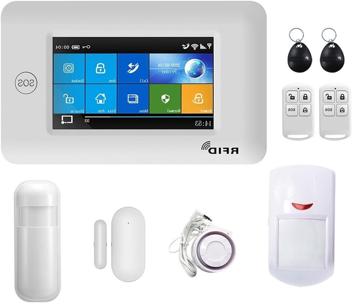 Draadloos Huisbeveiligingssysteem - Inbraakalarm WIFI GSM - Woning Beveiligen - APP Afstandsbediening - 10 mm - M