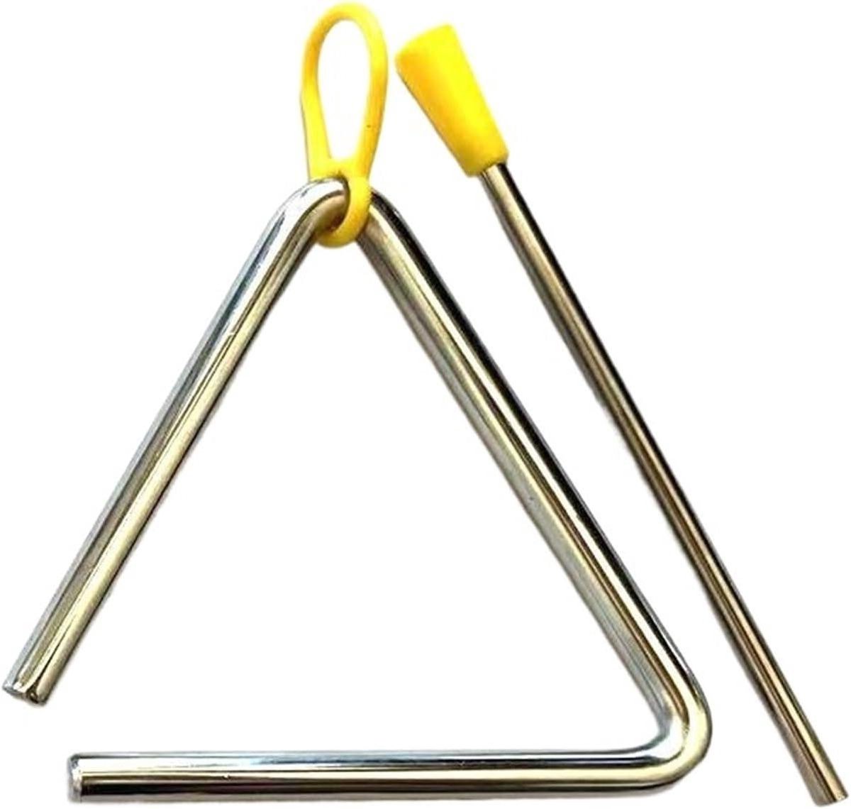 Muziek Driehoek - Percussie Instrument - Muziek Maken - Helder Geluid - 8 Inch - One Color