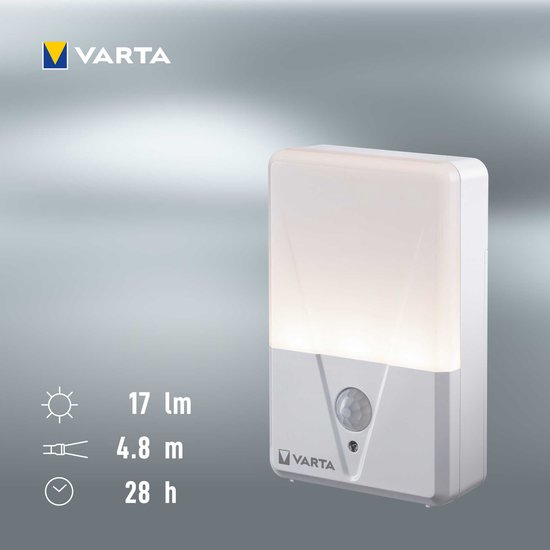 VARTA Nacht Lamp met Bewegingssensor - Wit van Varta — afbeelding 5