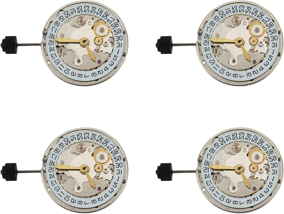 Automatisch Uurwerk - Mechanisch Horloge - Horloge Reparatie - Datum Functie - 5 x 4 x 8 cm - Zilver