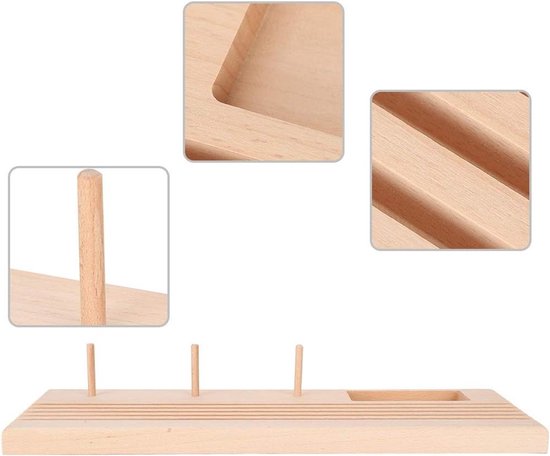 Quilting Ruler Houder en Spoelen Rek Organizer voor DIY Naaiwerk, Ideaal voor Patchwork en Quilten van Merkloos — afbeelding 3