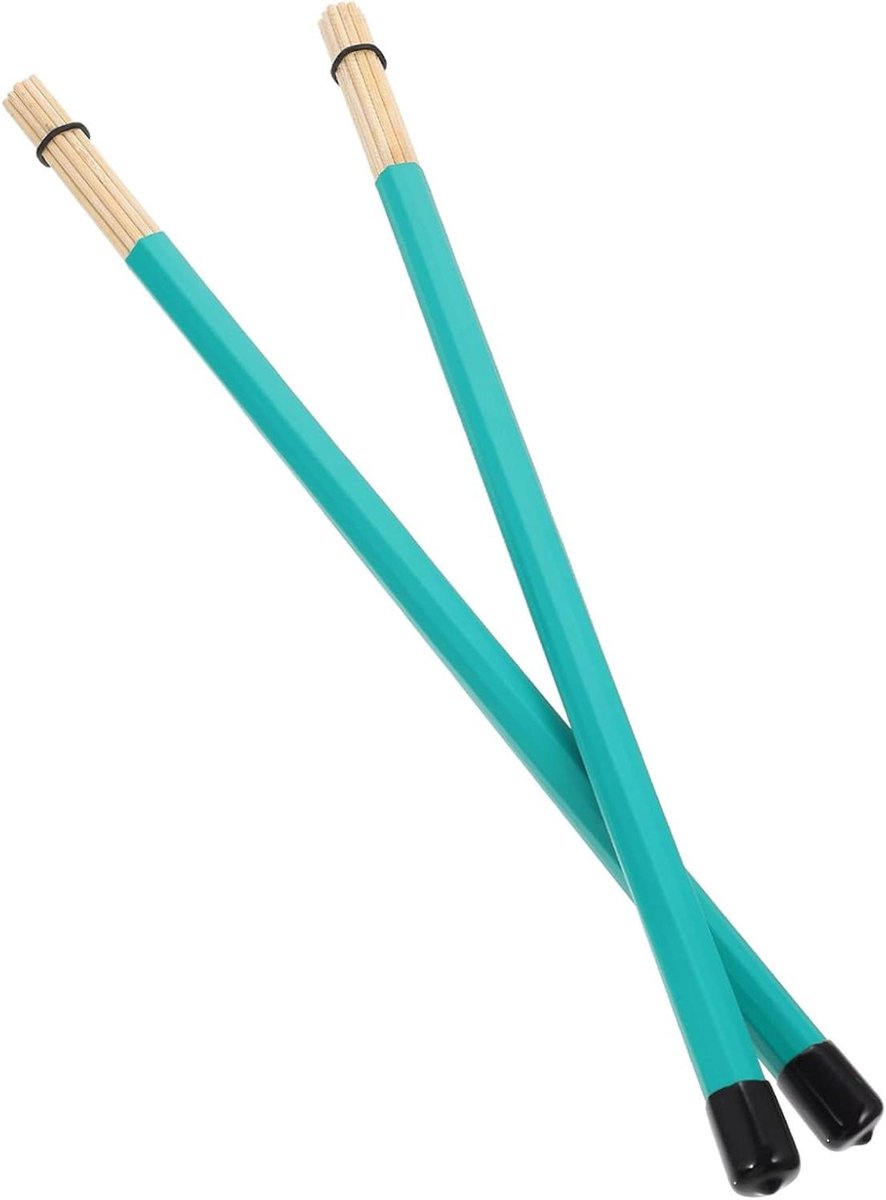 Drumstokken Set - Drum Hammers - Muziek Maken - Duurzaam Bamboe - 40.5 cm - Groen