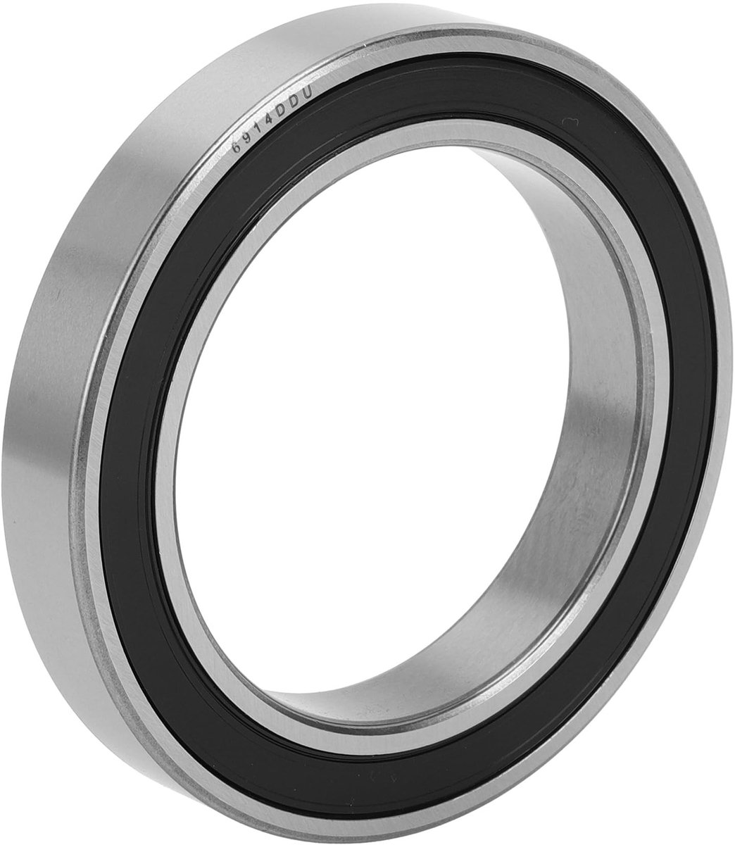 ONF3 - Diepe Groef Kogellagers - Gesmeerde Lagers - Sterke Draagkracht - Zwart Zilver - Scooter Skateboard Wiel - Hoge Snelheid - 70x100x16mm