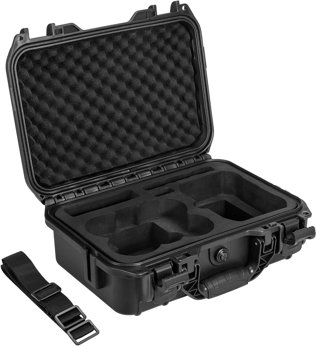 Drone Koffer - Opbergtas Reisdoos - Drone Transport - Waterdicht IP67 - 34 x 26 x 12 cm - Zwart