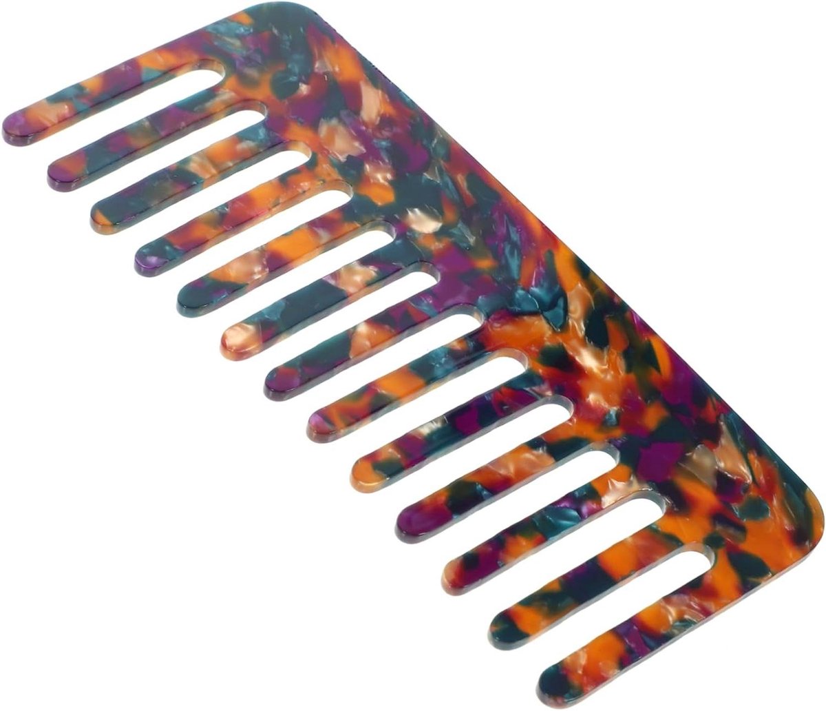 Heren Kam - Styling Kam Ontklitter - Haar Stylen Ontwarren - Kam Met Brede Tanden - 13 x 58 cm