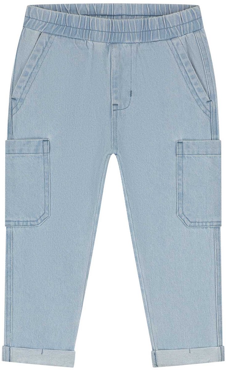 Prénatal peuter broek - Jongens - Blauw Denim - Maat 74