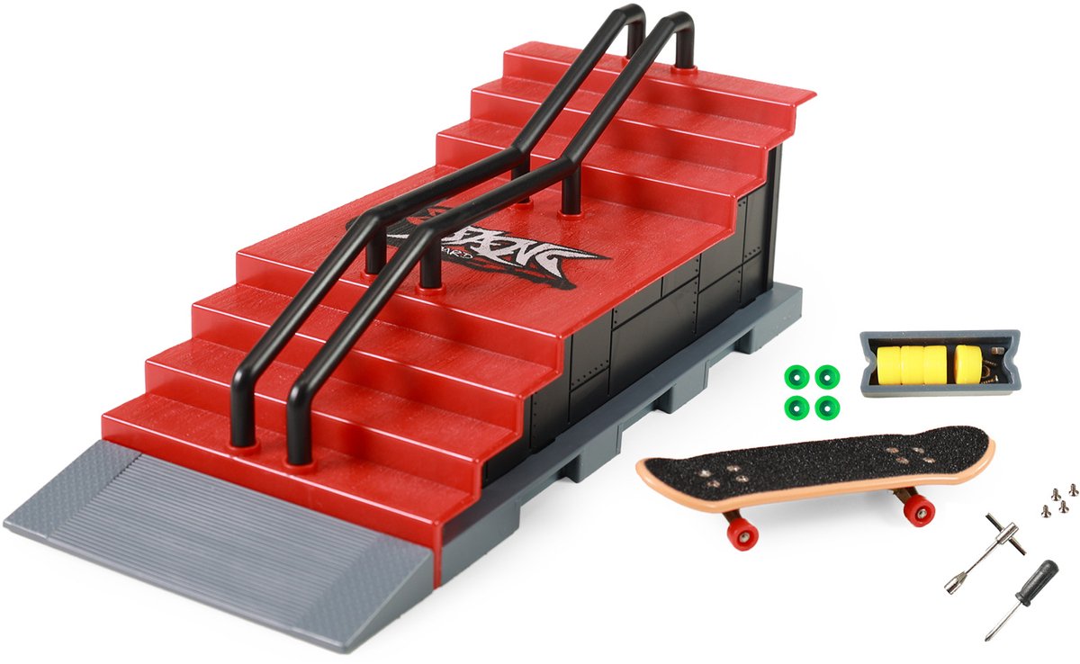 Skatepark Oprit met accessoires UNI Multicolor
