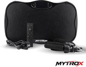 Mytrox Trilplaat - Trilplaat Fitness - Powerplate - Met Weerstandsbanden & Handvatten - 5 Trainingsprogramma’s - 99 Snelheidsniveaus - Bluetooth Muziek - Zwart
