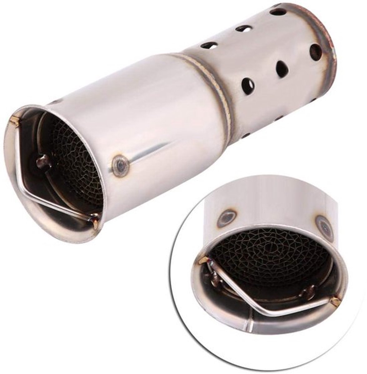 51mm Universele Motorfiets Demper Demper Invoegstuk DB Killer Geluid Eliminator (tot 2)