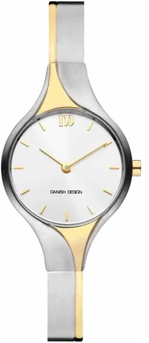 Danish Design Malva Horloge - Danish Design dames horloge - Bicolor - diameter 28 mm - Titanium