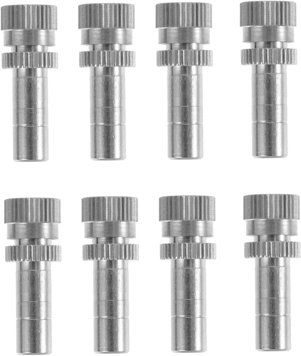 Tuinslang Vernevelaar - Misting Nozzle Sproeiers - Efficiënte Koeling - Lage Druk - 15 stuks - Zilver