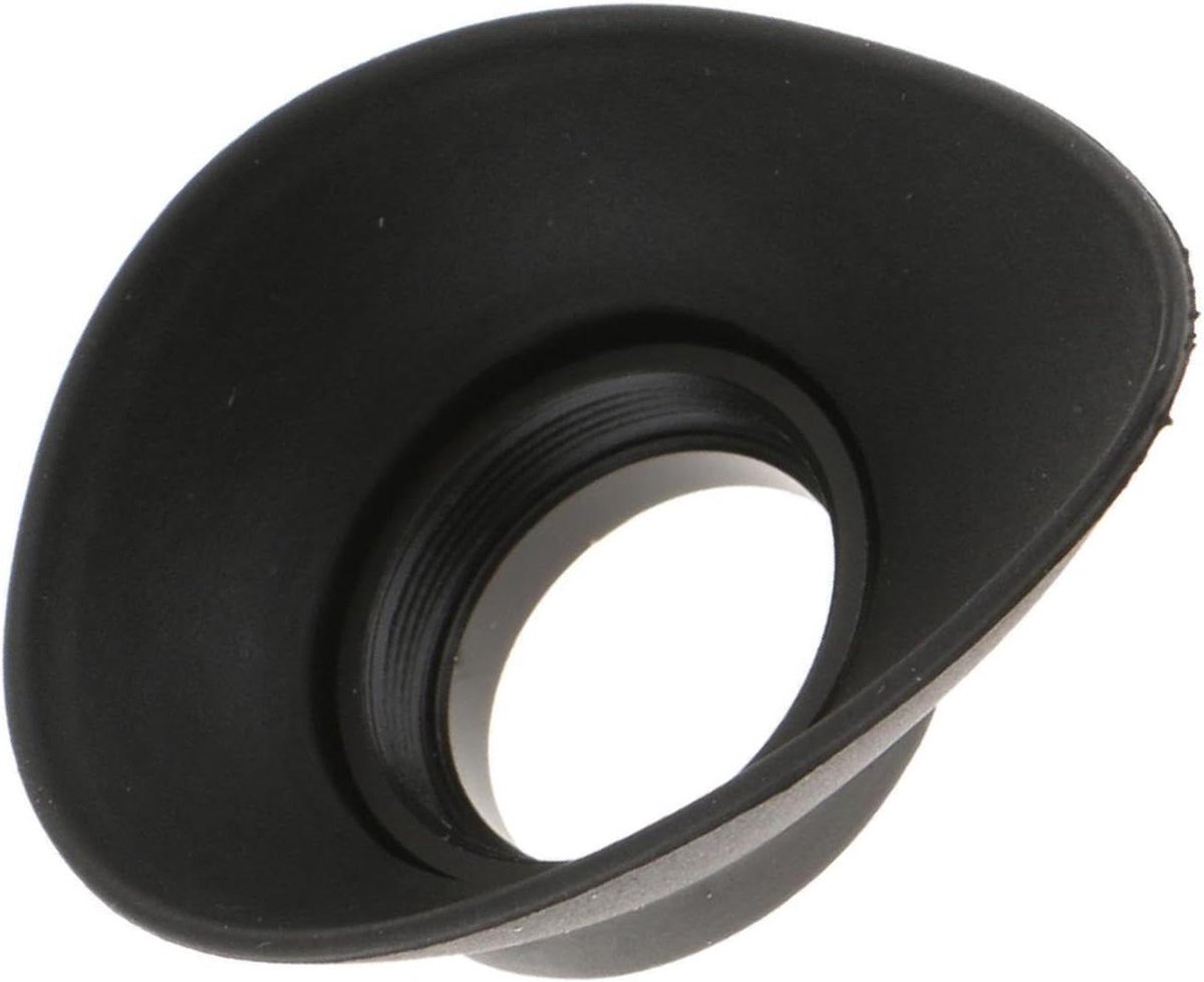 Camera Oogschelp - Zoeker Beschermer - Camera Beschermen - Rubberen Comfort - 22 mm - Zwart
