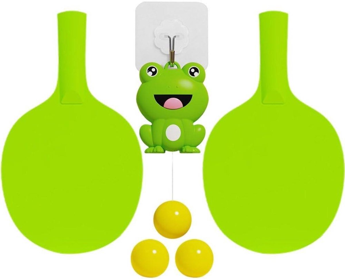 Tafeltennis Trainer Set - Ping Pong Oefen Set - Thuis Sporten - Zonder Tafel - 3 Ballen - Groen