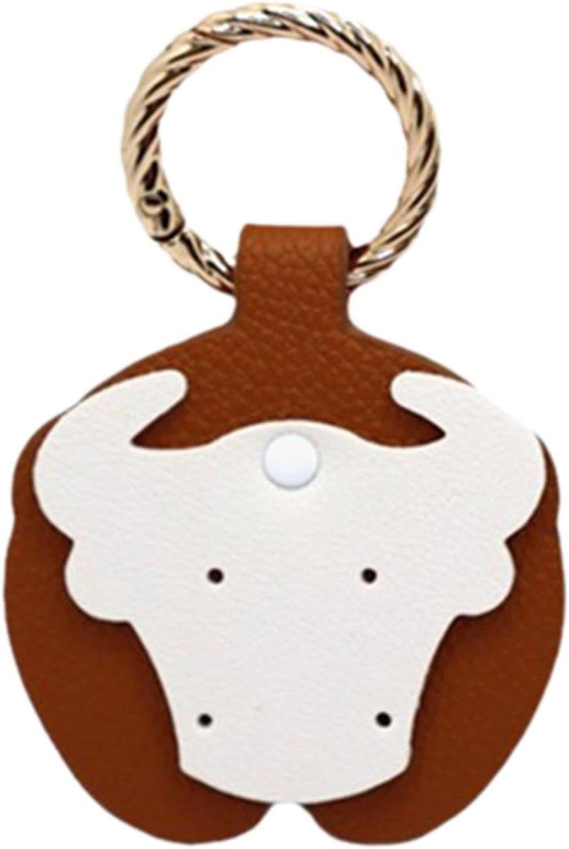 Magnetische Hoedenhouder - Hoedenclip Tas - Reizen - Panda Design - 12x6cm - Bruin