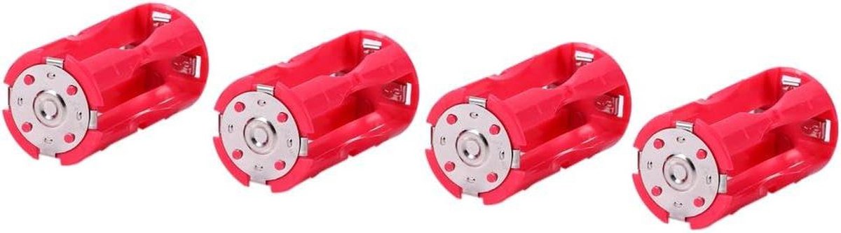Batterij Converter Adapter - AAA naar C Houder - Apparaten Voeden - Converteert 1 tot 4 AAA
