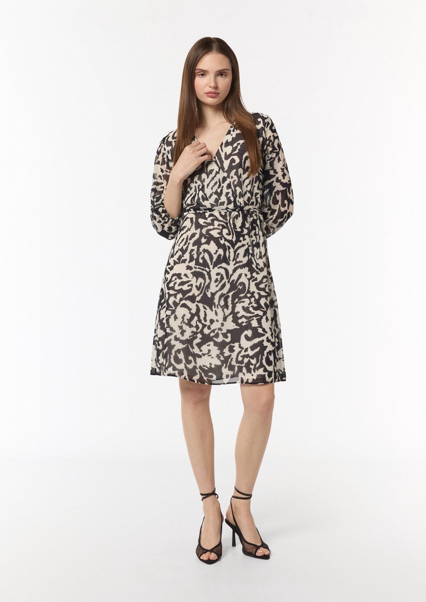 comma - female - Korte chiffon jurk