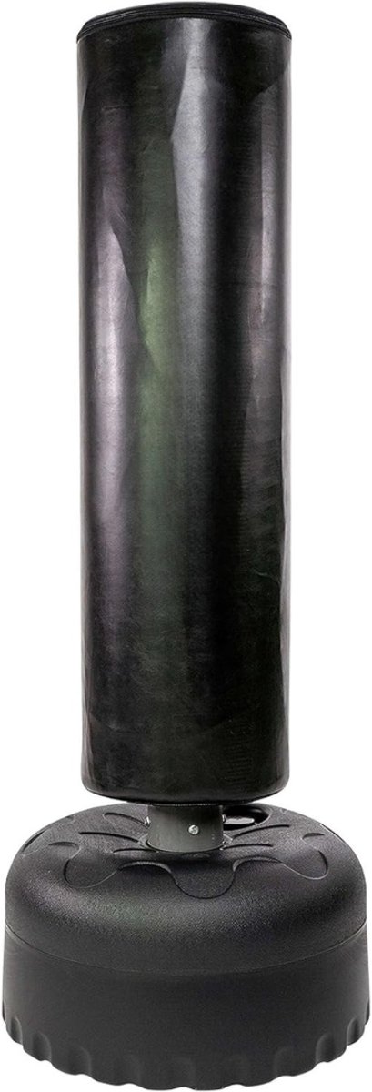 TIM® Bokspaal - Fitness - Zwar/Wit - 67cm x 67cm x 180cm