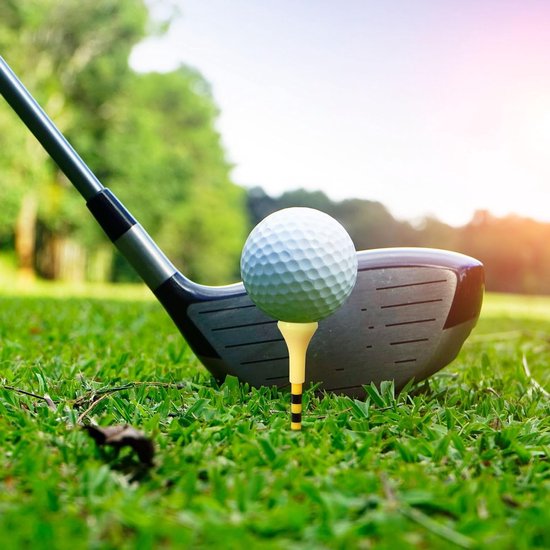 Golf Tees - Golf Accessoires - Afslag en Oefenen - Met Rubberen Top - 60 Stuks 83 mm - Kleurrijk van GOLF — afbeelding 3