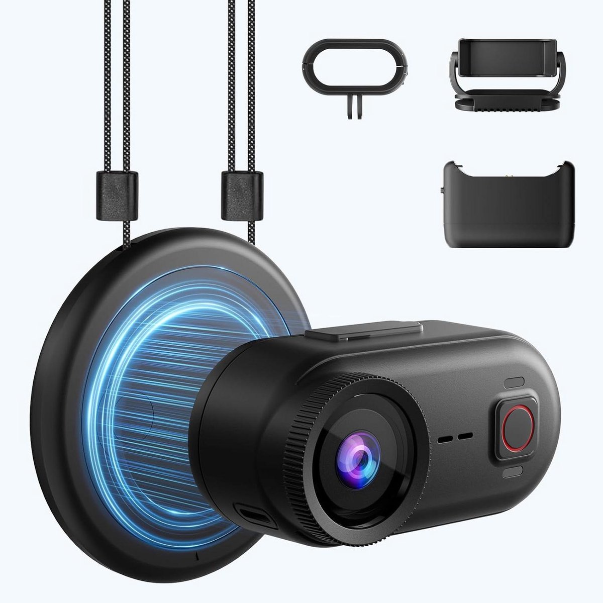 Mini Body Camera - Draagbare Recorder - POV Opnames Maken - 4K Ultra HD Stabilisatie - 43g Compact Formaat - Zwart