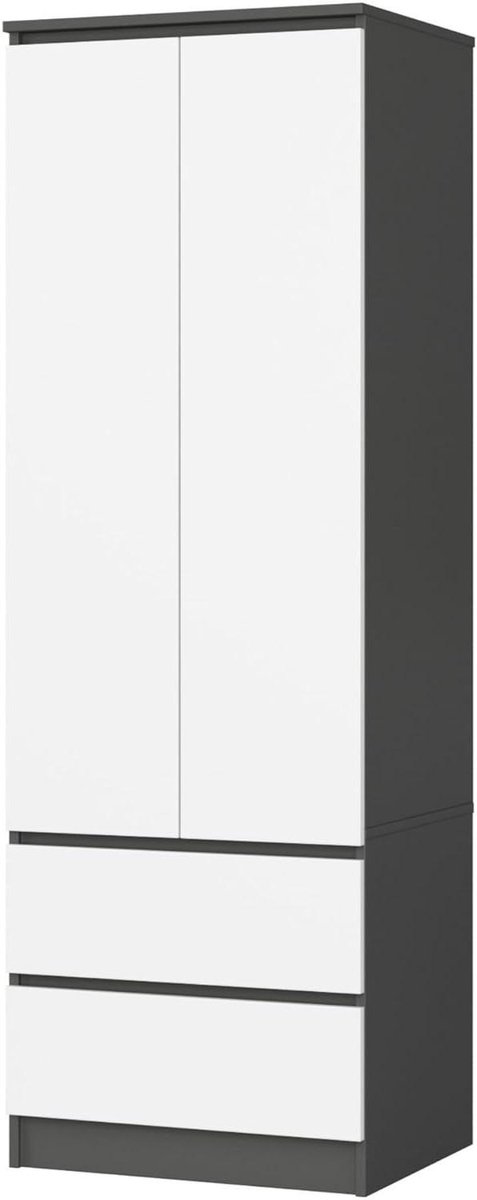 Kledingkast Slaapkamer - Garderobe Kast - Kleding Opbergen - Minimalistisch Ontwerp - 60 c