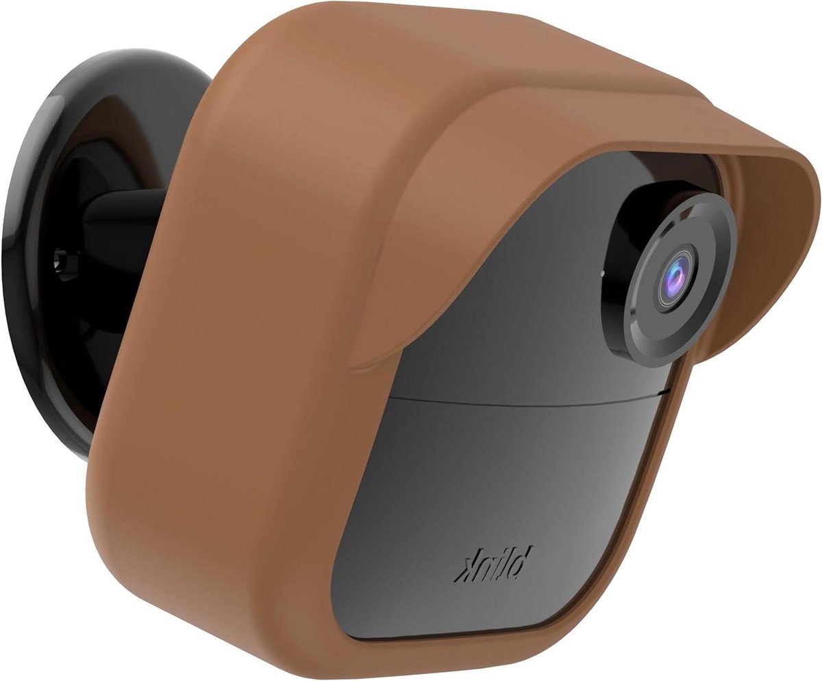 Beschermhoes Camera - Siliconen Cover - Buitenbeveiliging - Waterdicht Ontwerp - 16 cm - Bruin